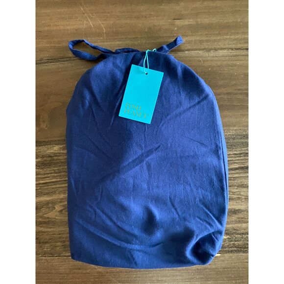 NWT Posh Peanut Navy Flannelette Luxe Pajama Set Women's Medium - Picture 3 of 11